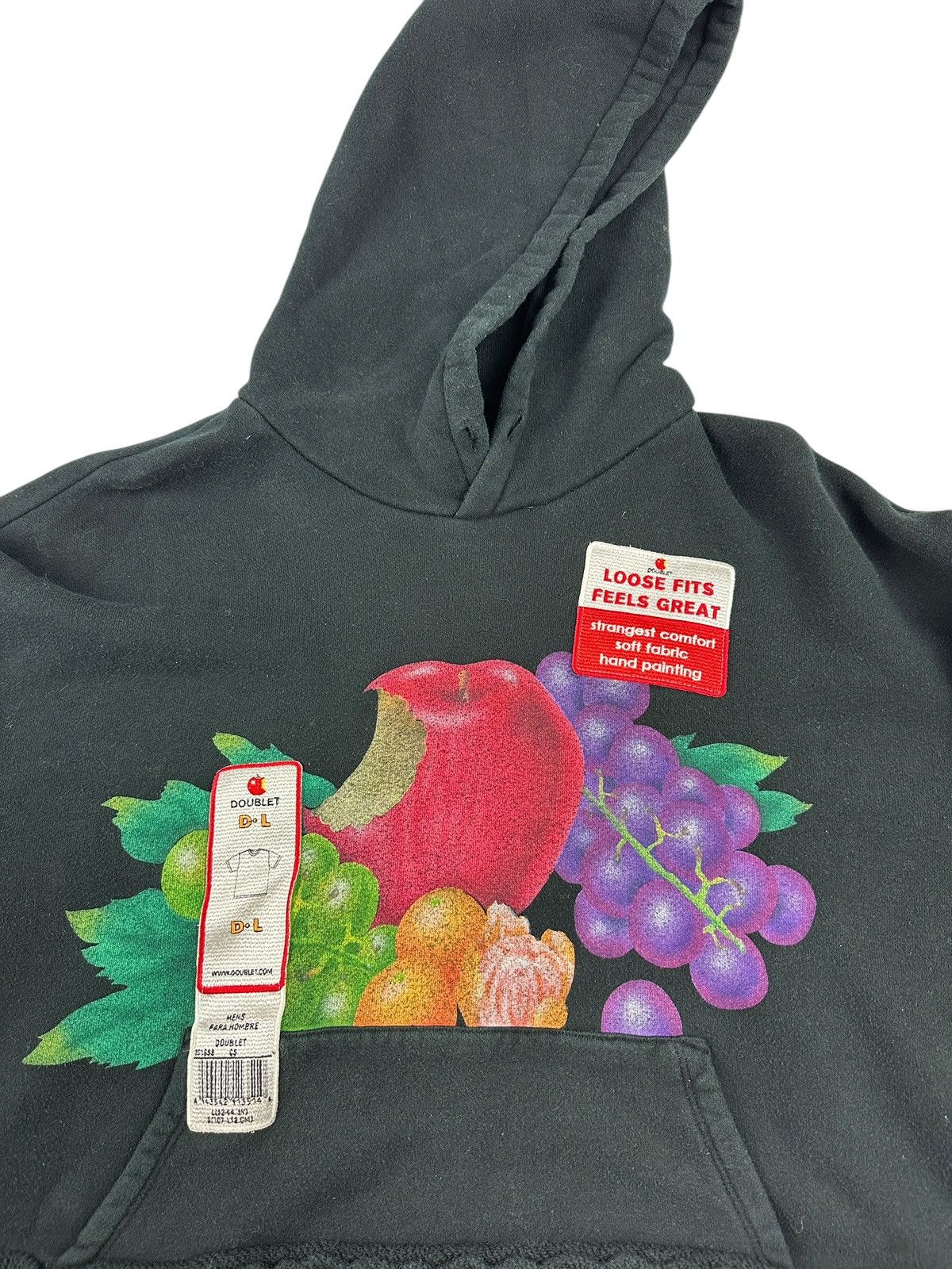 Doublet Doublet Hand Painted Patch Cropped Hoodie Size US S / EU 44-46 / 1 - 2 Thumbnail