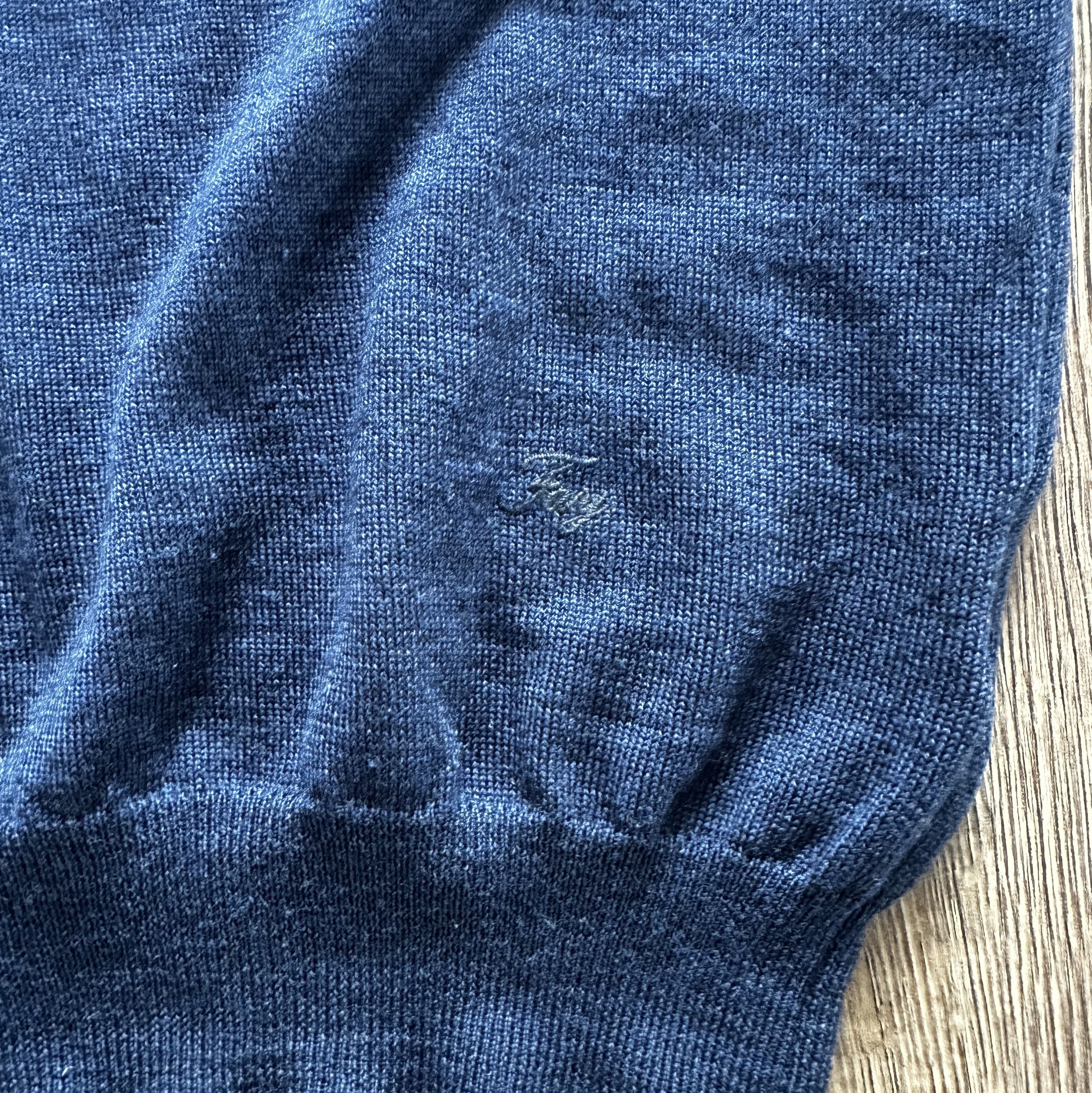 Fay FAY COLTRUI Sweater Made In Italy Marine Combi Luxury Brand Size US S / EU 44-46 / 1 - 15 Thumbnail