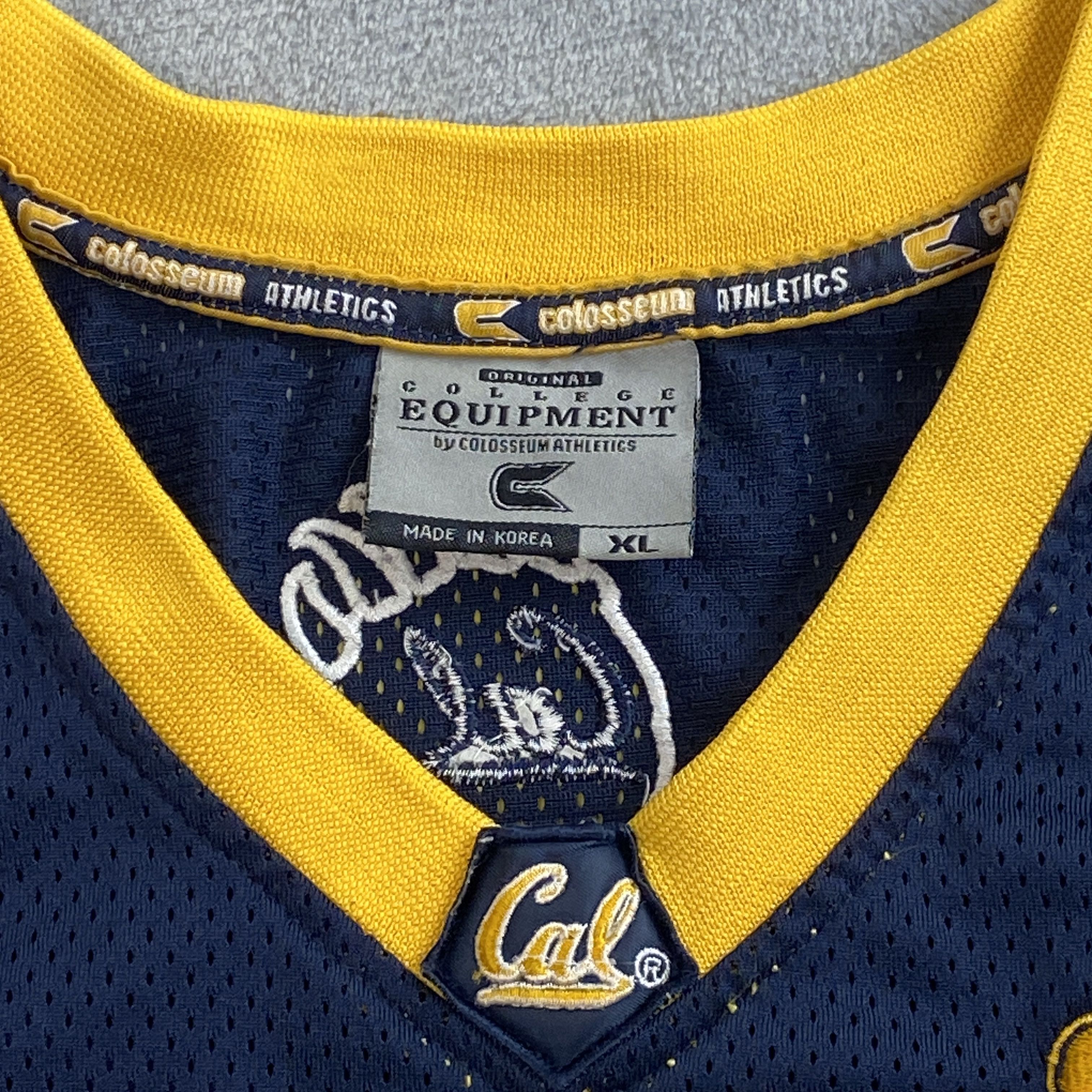 Colosseum Athletics × Vintage BERKELEY CAL GOLDEN BEARS #44 ABDUL-JABBAR Basketball Jersey Size US XL / EU 56 / 4 - 3 Thumbnail