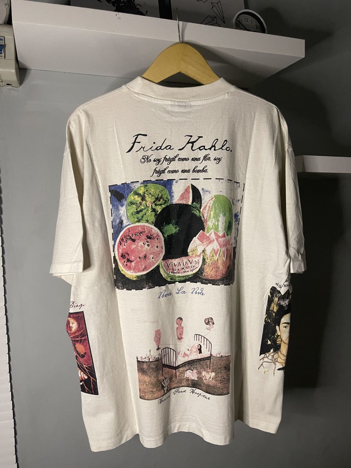 Vintage Ginseng Strip Frida Kahlo Size US XL / EU 56 / 4 - 2 Thumbnail