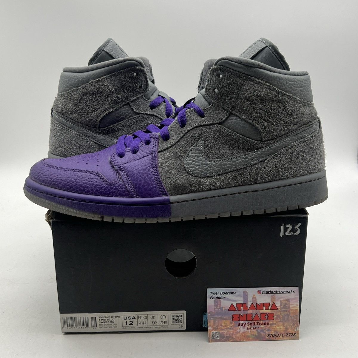 Nike Sheila rashid x air Jordan 1 mid unite Size US 12 / IT 42 - 1 Thumbnail