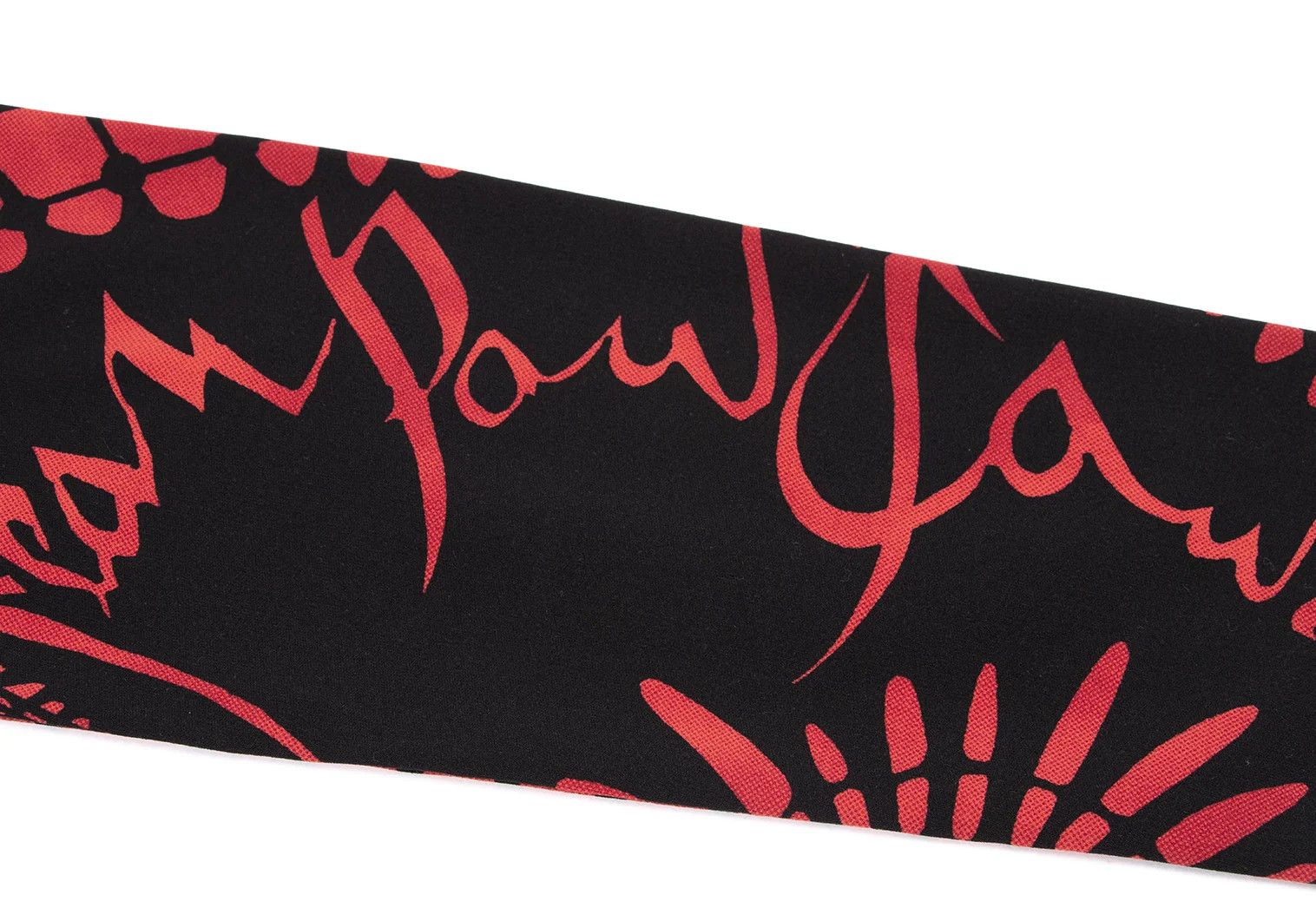 Jean Paul Gaultier Spider Web Logo Print Long Sleeve Shirt in Black Red Size US M / EU 48-50 / 2 - 8 Thumbnail