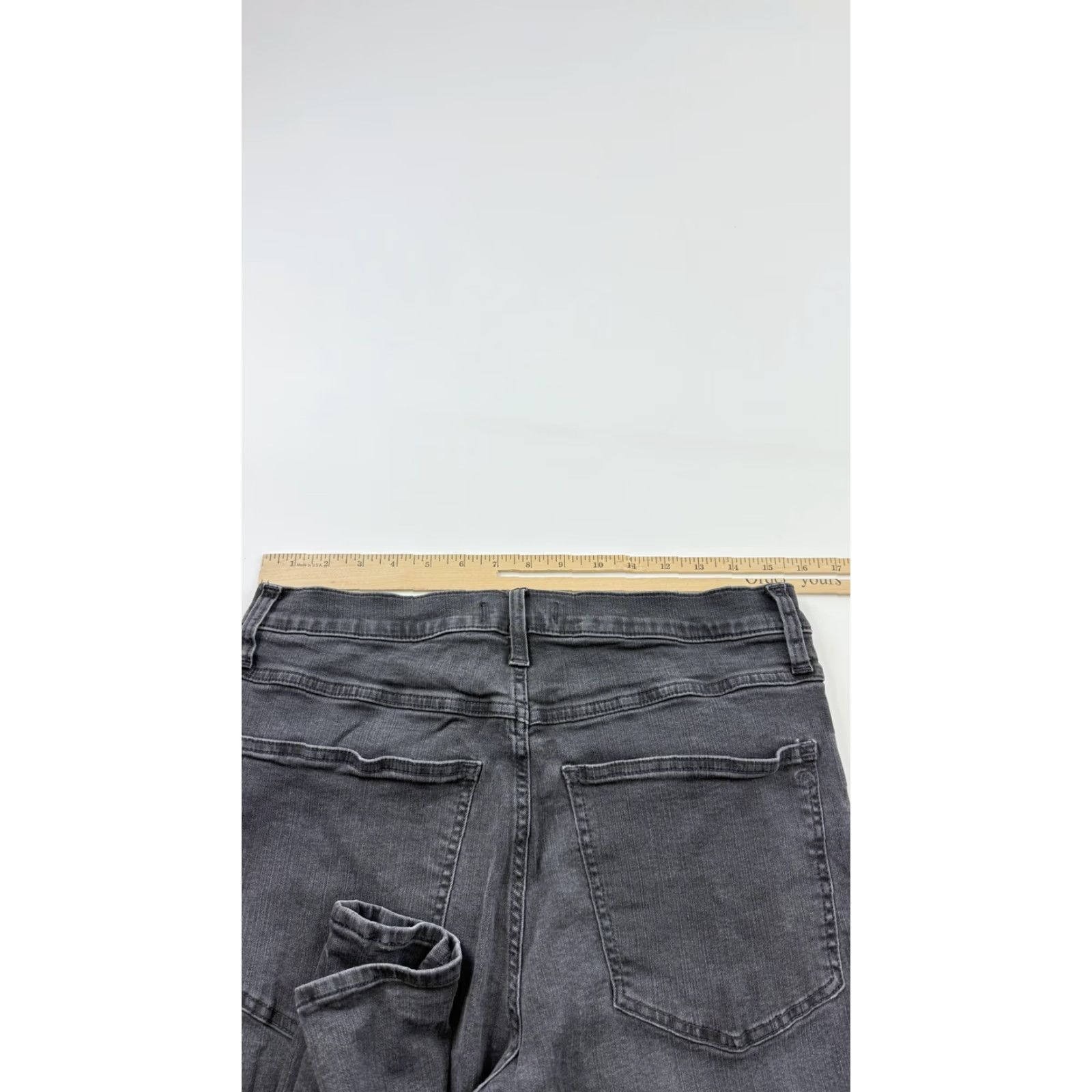 Madewell Madewell Jeans Womens 30 Tall Black Mid Rise Kick Out Stretch Denim Pants Size 30" / US 8 / IT 44 - 7 Thumbnail