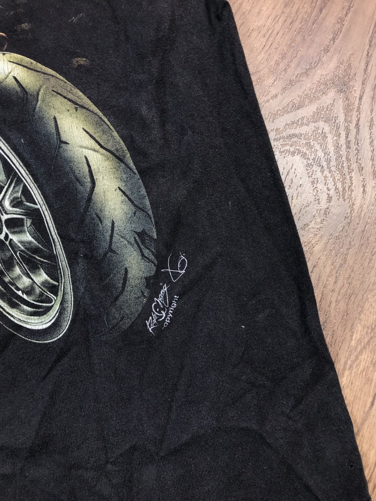 Japanese Brand × Vintage Vintage Hell Time Biker T Shirt Size US L / EU 52-54 / 3 - 3 Thumbnail
