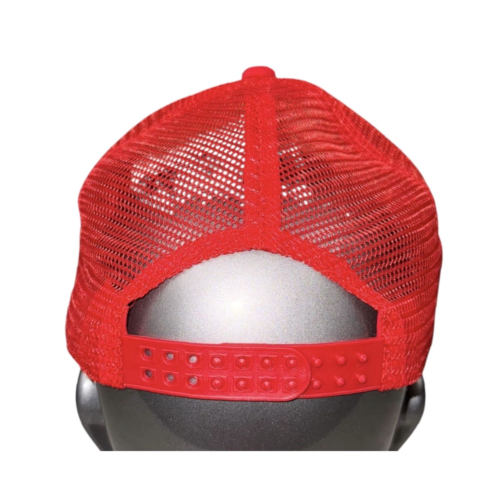 Vintage Unbranded Trucker Hat Red Beach Adjustable One Size Men La Cerveceria De Barrio Miami Beach Red Trucker Hat Adjustable Size ONE SIZE - 3 Thumbnail