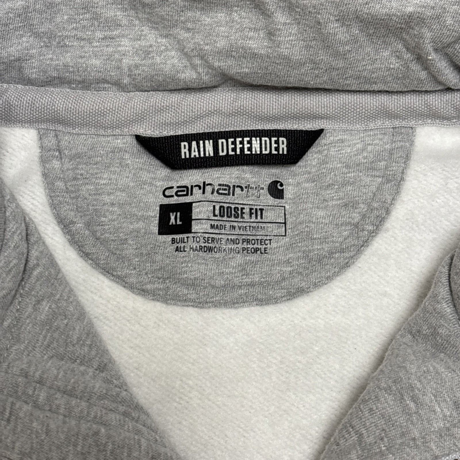 Carhartt Carhartt Rain Defender Hoodie Mens XL Gray Heavyweight Fleec Size US XL / EU 56 / 4 - 6 Thumbnail