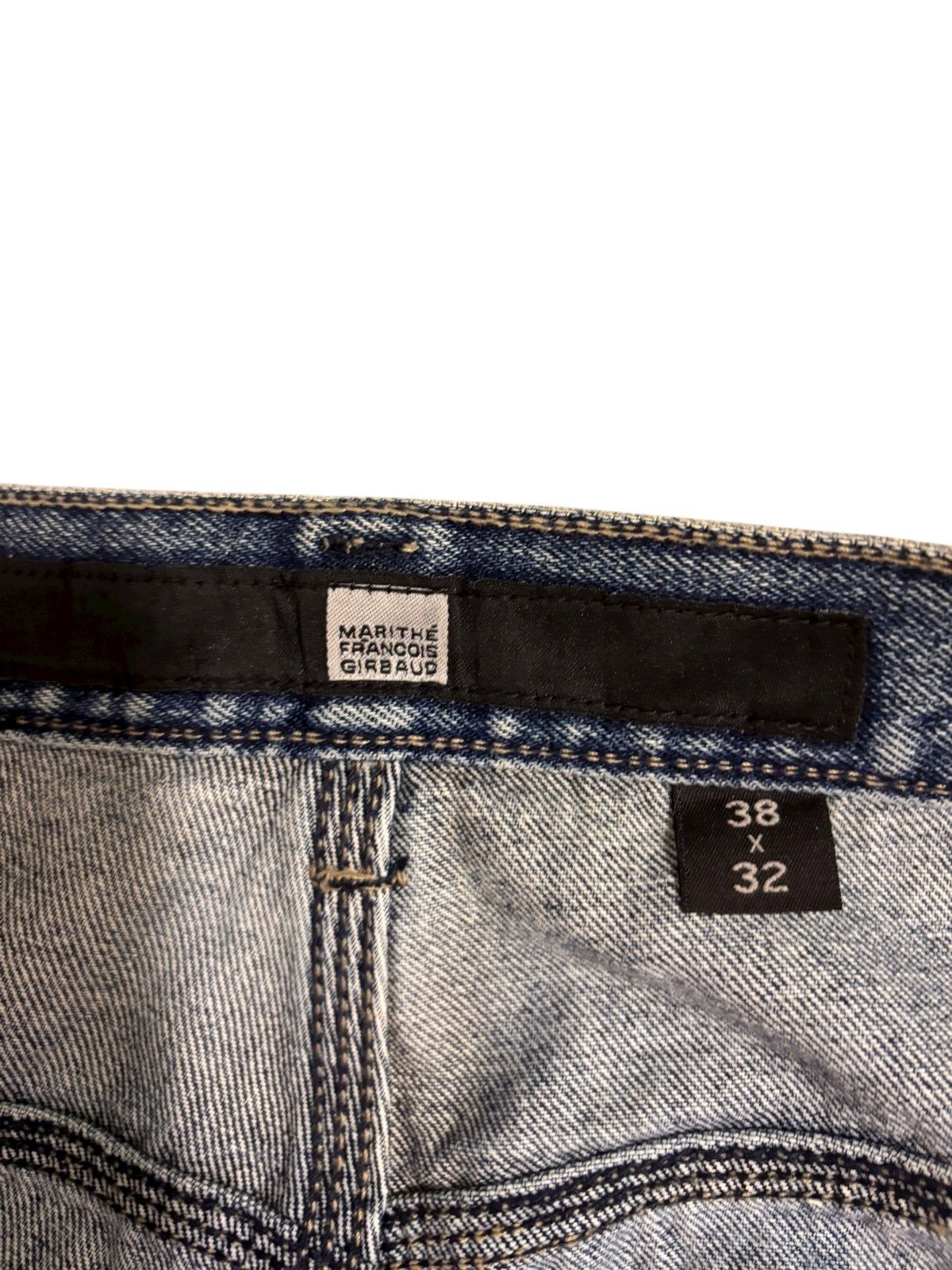 Marithe + Francois Girbaud Vintage Marithe Girbaud Jeans Size 38 Blue Denim Double Knee Size US 38 / EU 54 - 11 Thumbnail