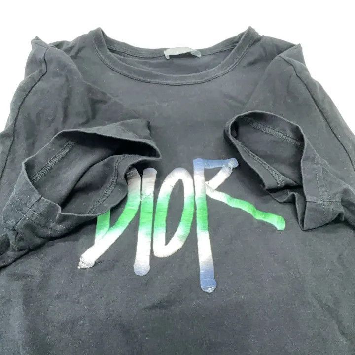 Dior Dior Dior Gradient Color Embroidered T-Shirt for Men 0079- Size US L / EU 52-54 / 3 - 8 Thumbnail
