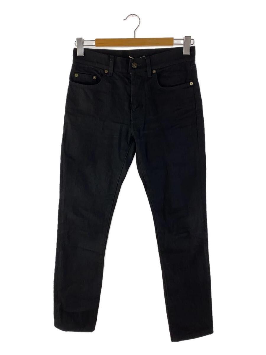 Saint Laurent Paris o1s1wg111224 Skinny 5 Pocket Jeans in Black Size US 36 / EU 52 - 1 Thumbnail
