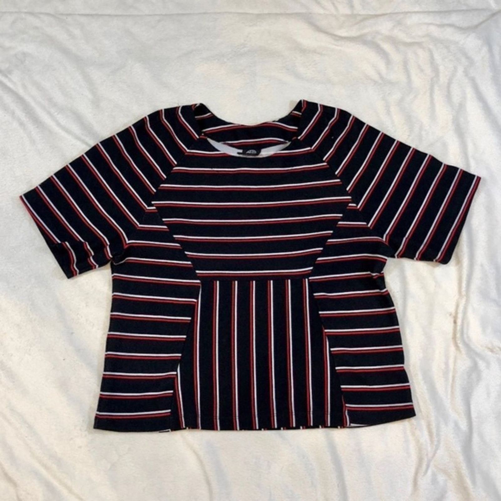 Other Bobeau striped boxy short sleeve top | Sz S Size S / US 4 / IT 40 - 2 Thumbnail