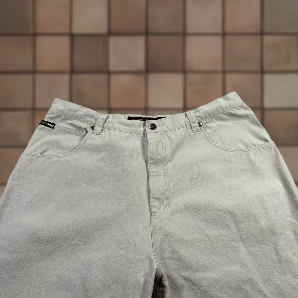 Southpole VINTAGE Southpole Pants Mens Size 40 Beige Carpenter Wide-Leg Baggy Y2K Hip Hop Mens Size US 40 / EU 56 - 1 Thumbnail