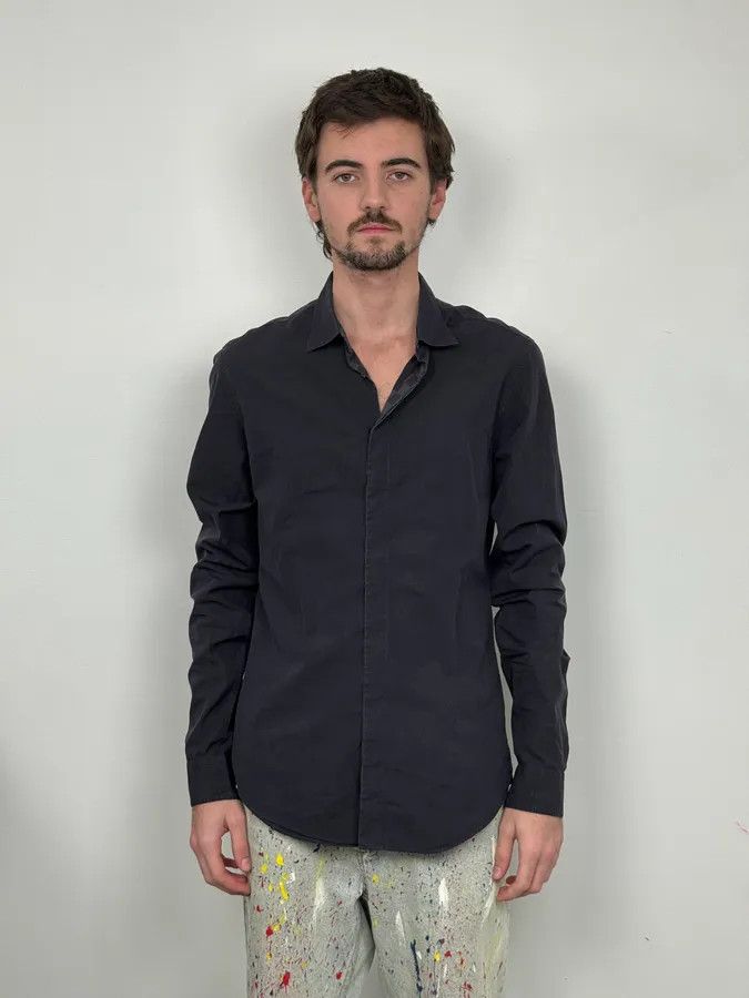 Louis Vuitton Louis Vuitton Black Monogrammed Shirt Size US M / EU 48-50 / 2 - 2 Thumbnail