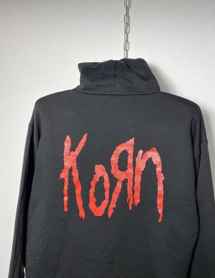 Band Tees Rare Vintage 2000s Korn Oversized Band Hoodie Y2k Size US M / EU 48-50 / 2 - 10 Thumbnail