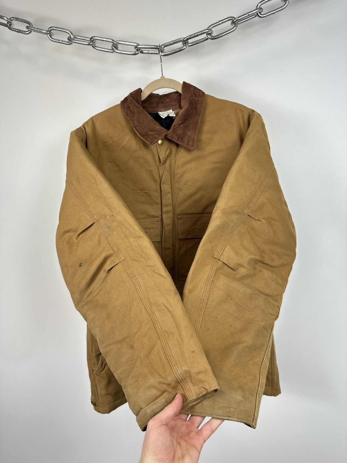 Carhartt Vintage 90s Carhartt USA Lined Utility Arctic Detroit Jacket Size US L / EU 52-54 / 3 - 8 Thumbnail