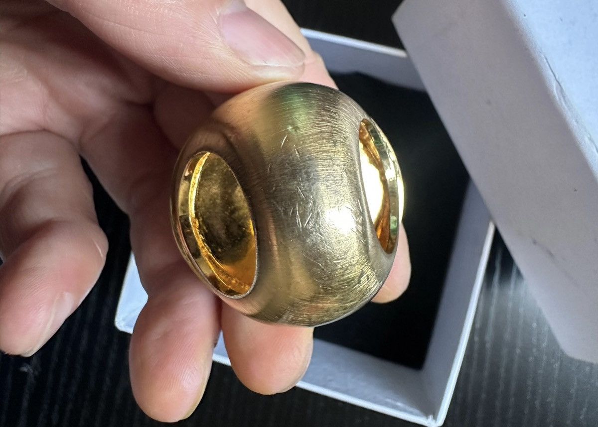 Versace Versace Medusa Ring Size ONE SIZE - 3 Thumbnail