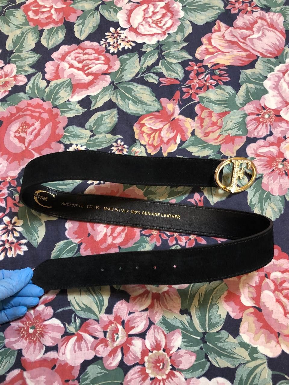 Just Cavalli Just Cavalli Leather suede Logo Belt . Size ONE SIZE - 11 Thumbnail