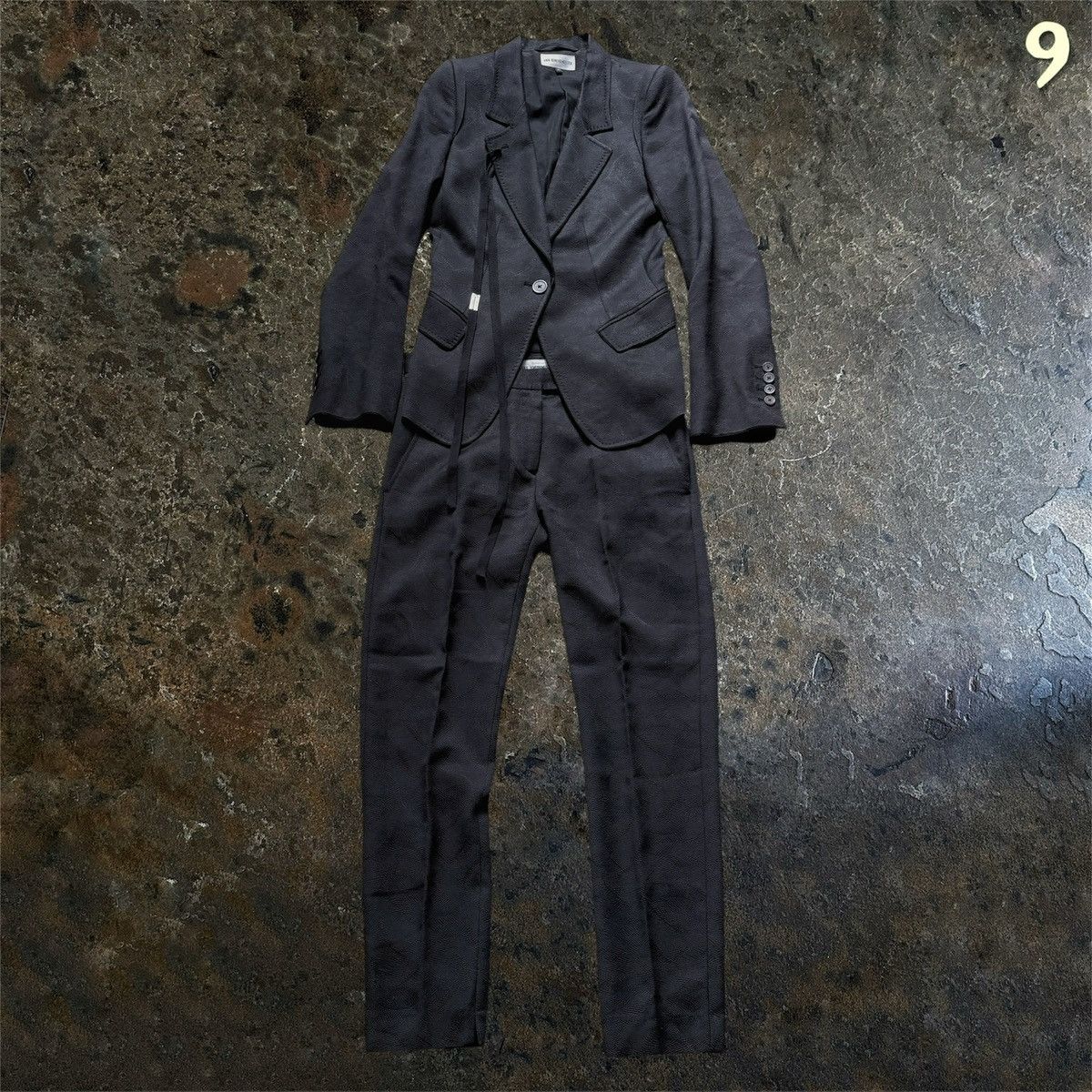 Ann Demeulemeester Ann Demeulemeester Jacquard Suit Set |36 Size 36R - 1 Thumbnail