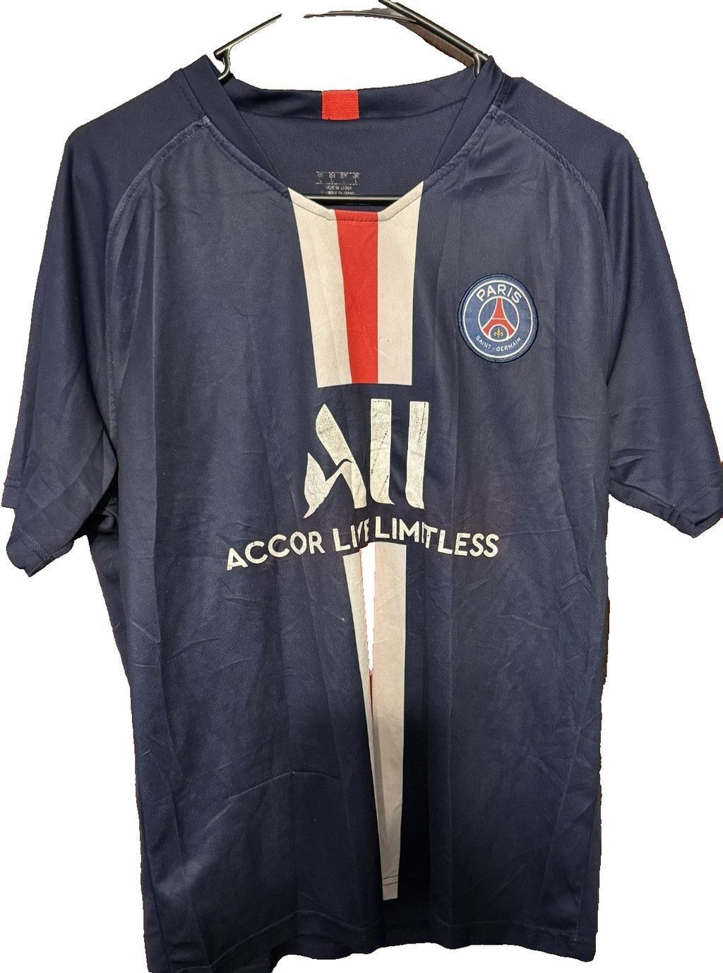 The Unbranded Brand Paris St. Germain Men's Soccer jersey, Size L Blue/Red Size US L / EU 52-54 / 3 - 1 Thumbnail