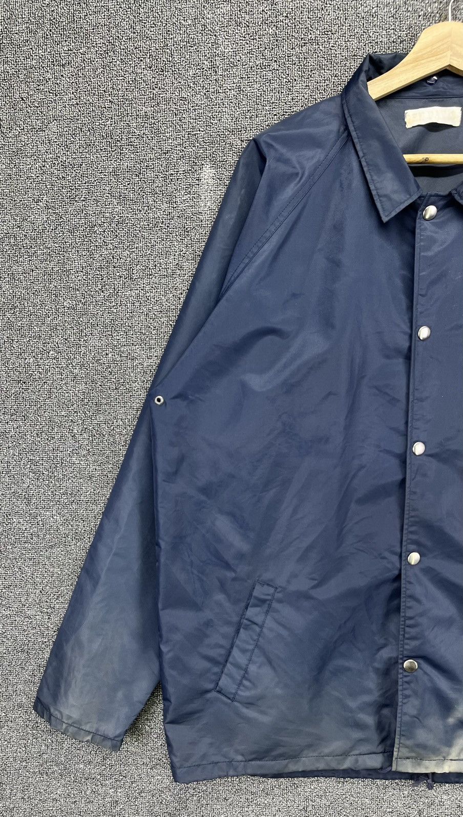 Ben Davis Vintage Ben Davis Spell Out Trashed Light Jacket Size US L / EU 52-54 / 3 - 3 Thumbnail