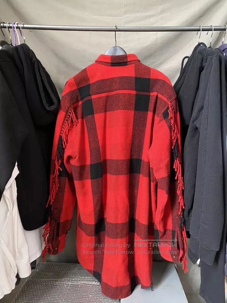 Vetements Vetements Fringe Wool Shirt 19FW. Size US XS / EU 42 / 0 - 1 Thumbnail