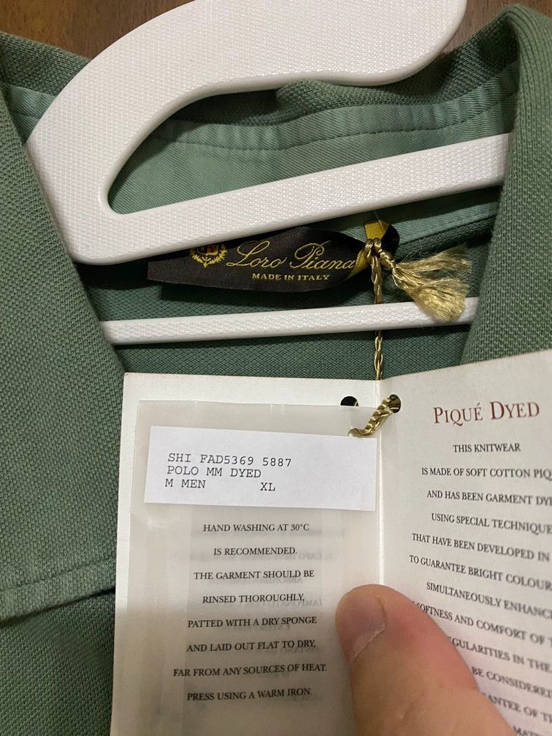 Loro Piana LORO PIANA Men's short-sleeved polo shirt T-shirt Size US XL / EU 56 / 4 - 2 Thumbnail
