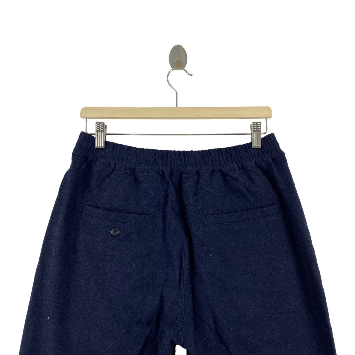 Japanese Brand MELAN CLEUGE Japanese Brand Navy Baggy Casual Trousers Pant Size US 28 / EU 44 - 4 Thumbnail