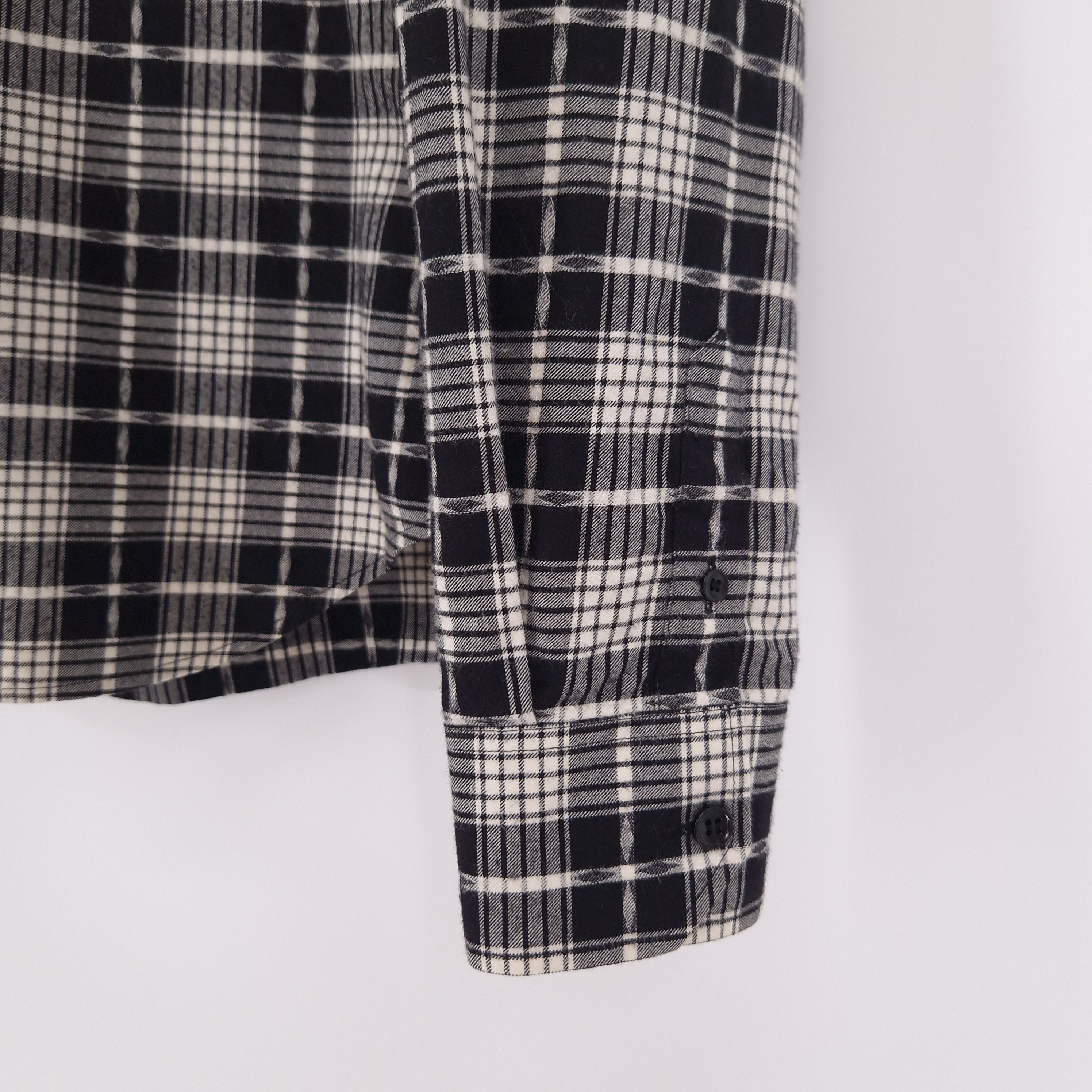 Saint Laurent Paris Flannel Shirt Cashmere Blend Size US M / EU 48-50 / 2 - 8 Thumbnail