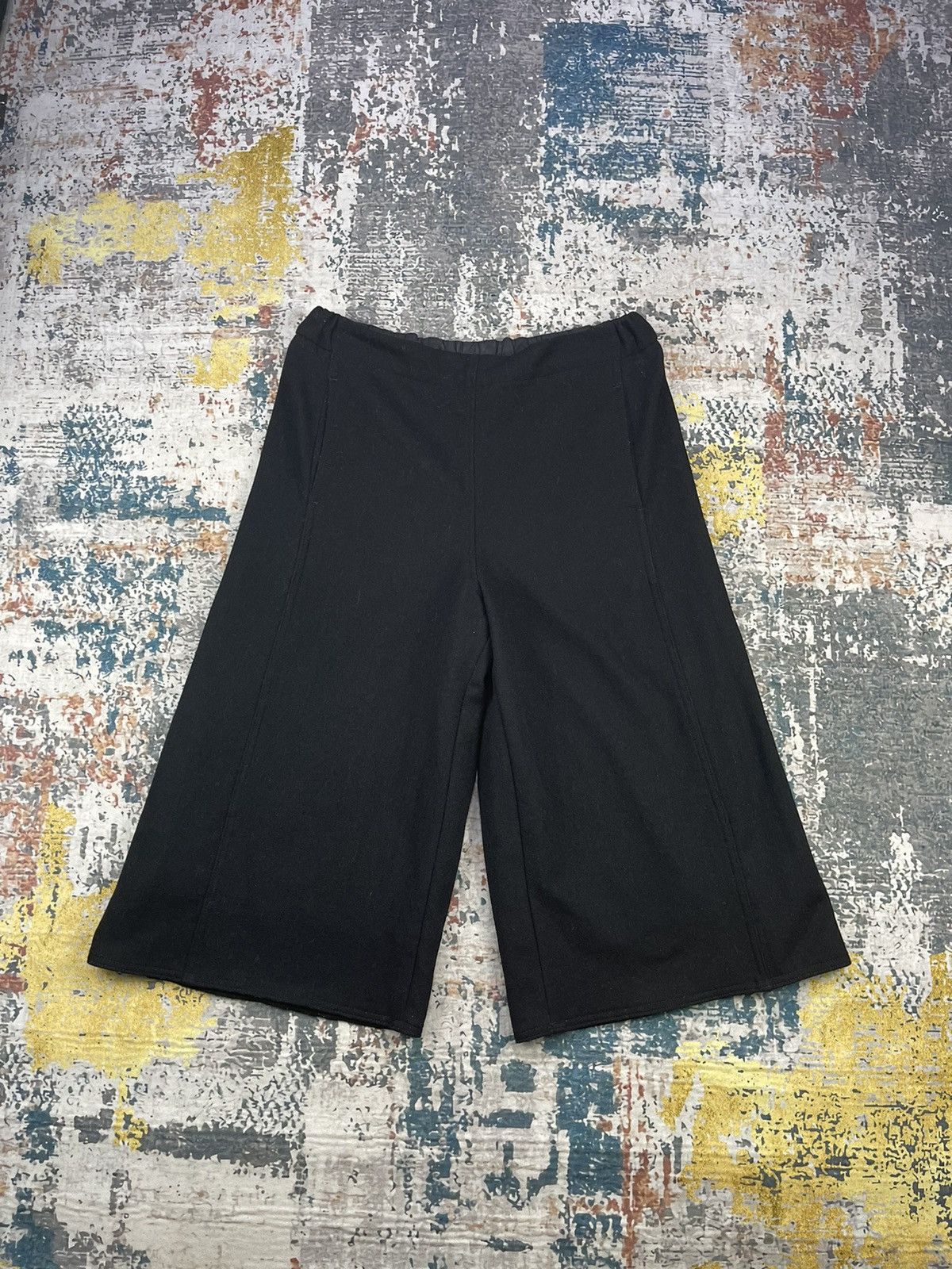 Lemaire × Uniqlo Lemaire 3 Quarter Wide Leg Wool Pants Size 32" / US 10 / IT 46 - 1 Thumbnail