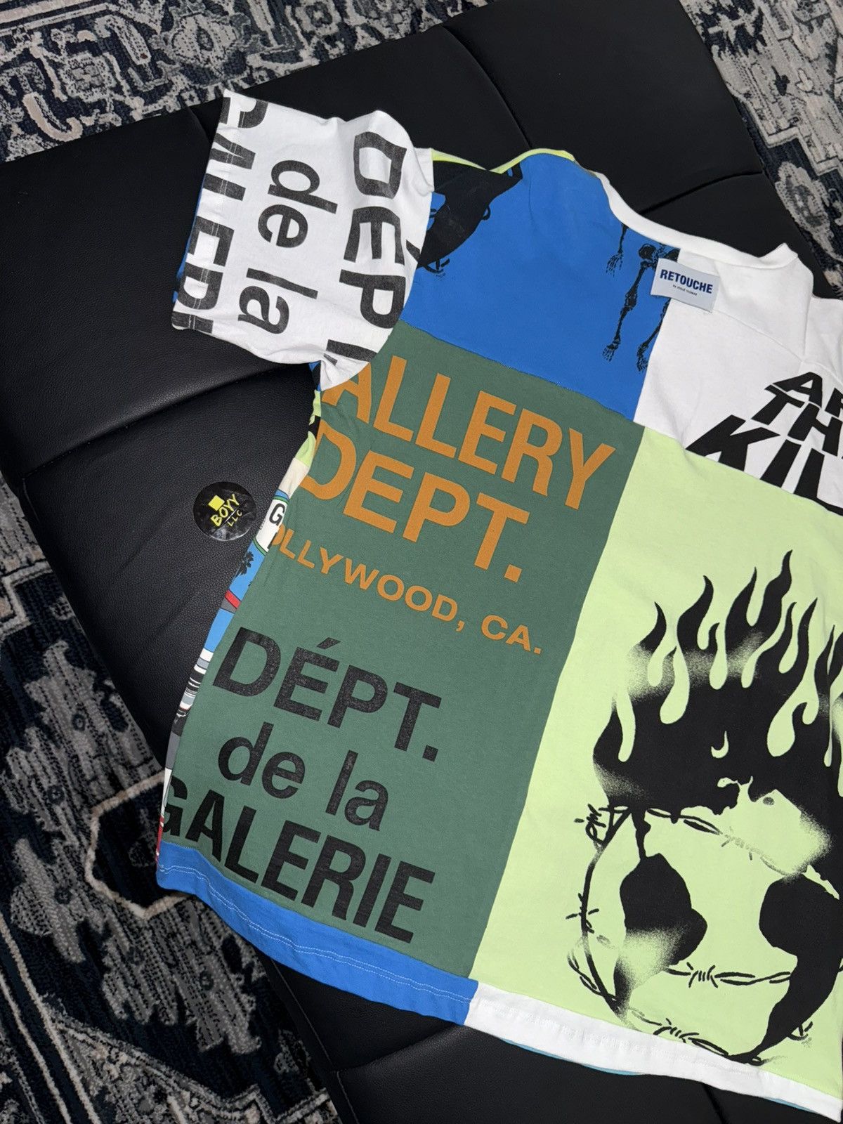 Gallery Dept. Gallery dept retouche logo t shirt Size US XL / EU 56 / 4 - 5 Thumbnail