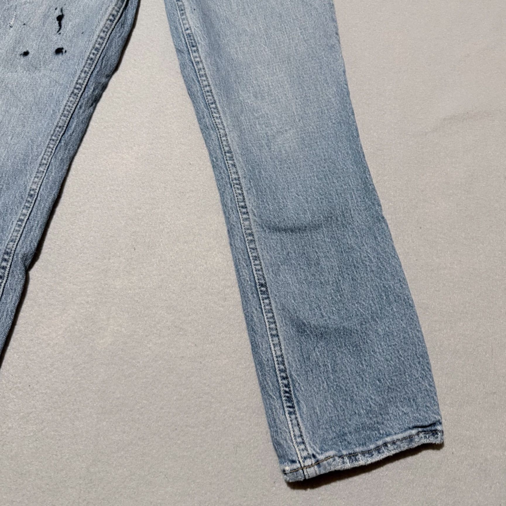 Abercrombie & Fitch Abercrombie & Fitch Curve Love Jeans Women's 90s Ultra High Rise Straight Blue 23 - Adult Regular Size Size 40" / US 18 - 6 Thumbnail