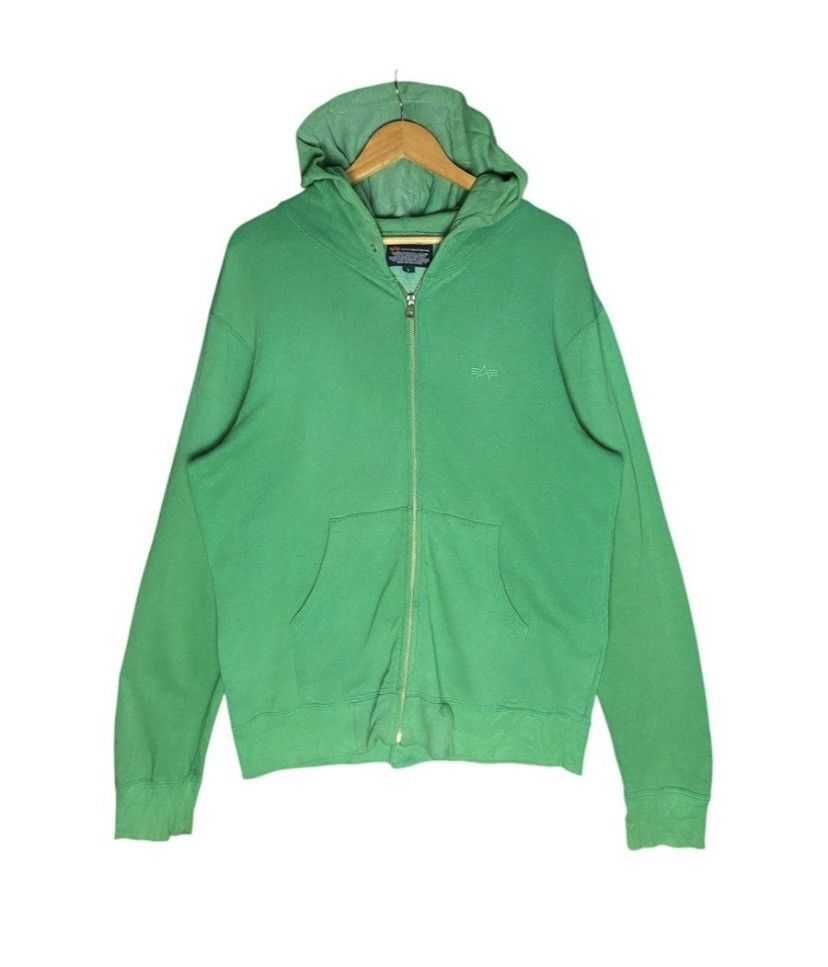 Alpha Industries Alpha Industries Inc Small Logo Zipper Hoodies Size US L / EU 52-54 / 3 - 1 Thumbnail