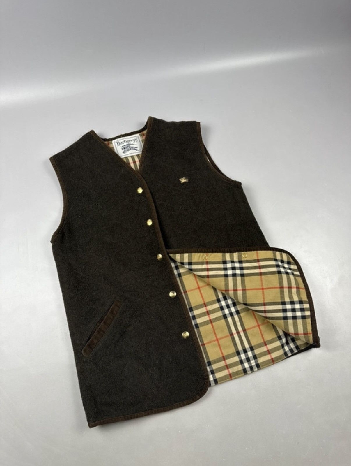 Burberry Burberry veste brown vintage novacheck Size US S / EU 44-46 / 1 - 6 Thumbnail
