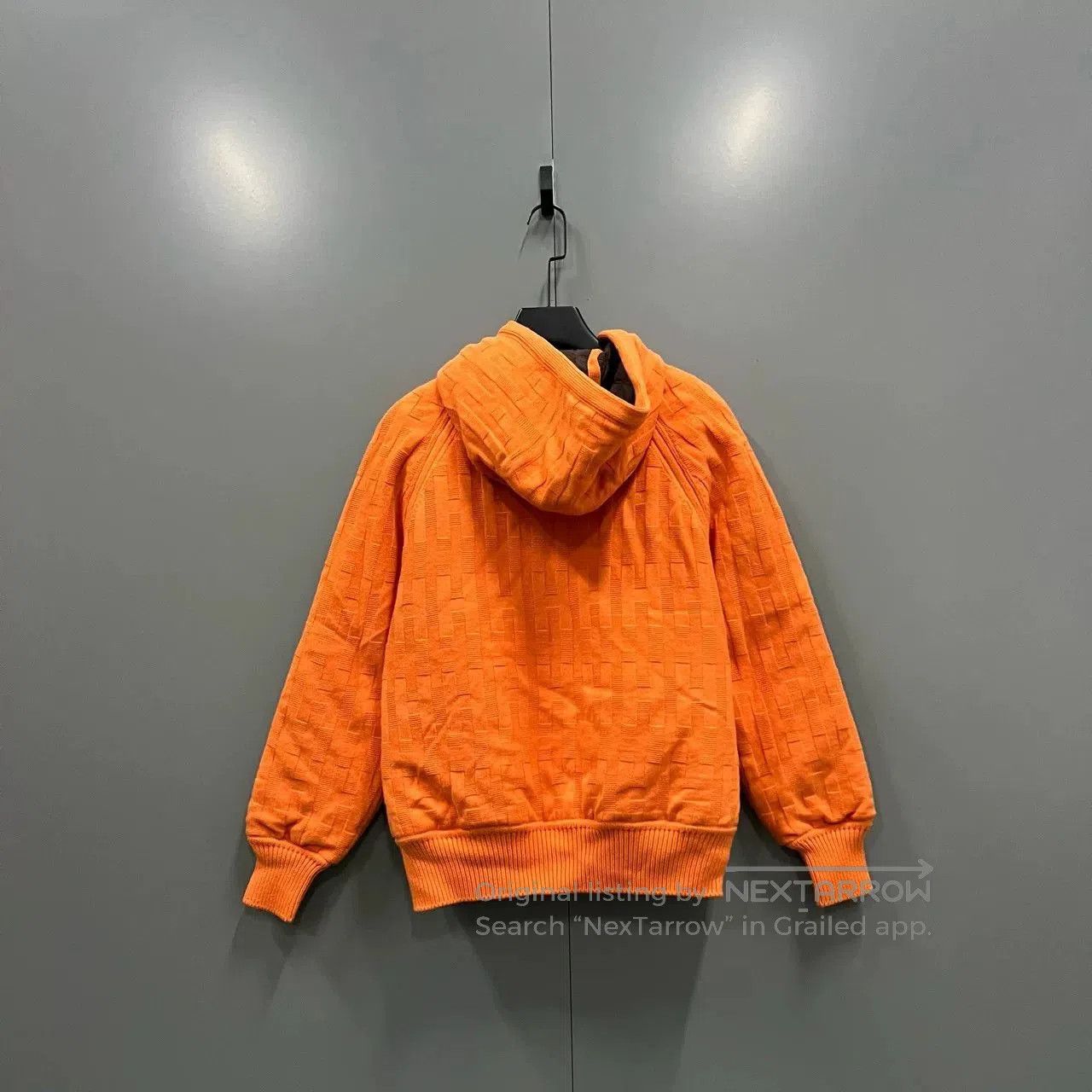Hermes Hermes Orange Wool H Zip Jacket. Size US XS / EU 42 / 0 - 2 Thumbnail