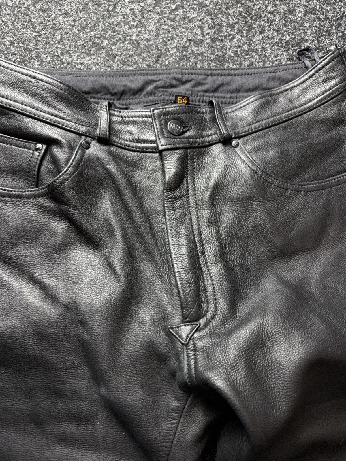 Genuine Leather 00s Racing Moto Biker Rock Punk Chrome Style Leather Pants Size US 32 / EU 48 - 8 Thumbnail