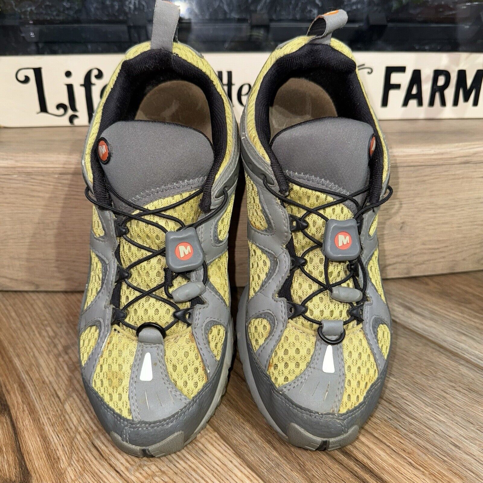 Merrell Merrell Womens Overdrive 2 Hiking Shoes Green Gray 8.5M Size US 8.5 / IT 38.5 - 4 Thumbnail