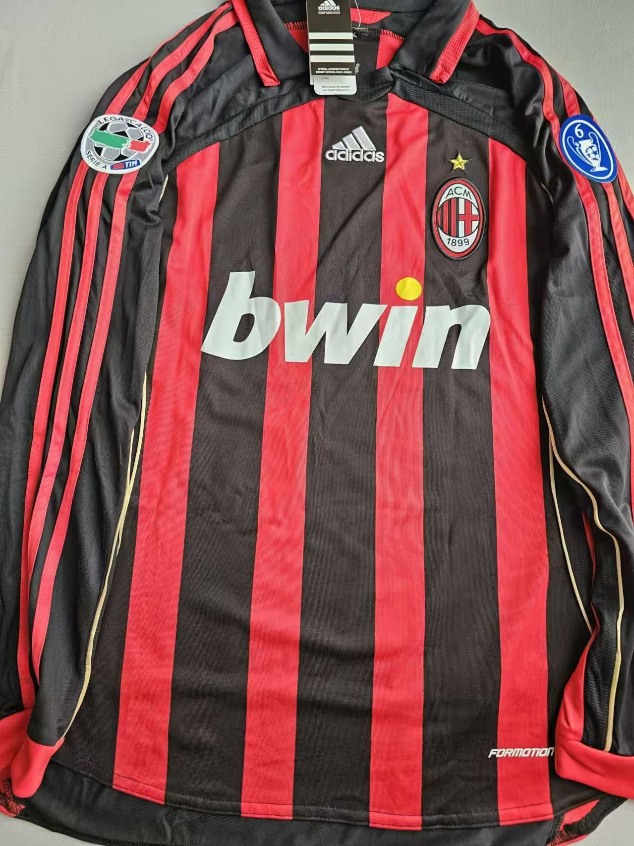 Other 2006 07 AC Milan #22 Kaka Jersey Longsleeve Size US XL / EU 56 / 4 - 2 Thumbnail