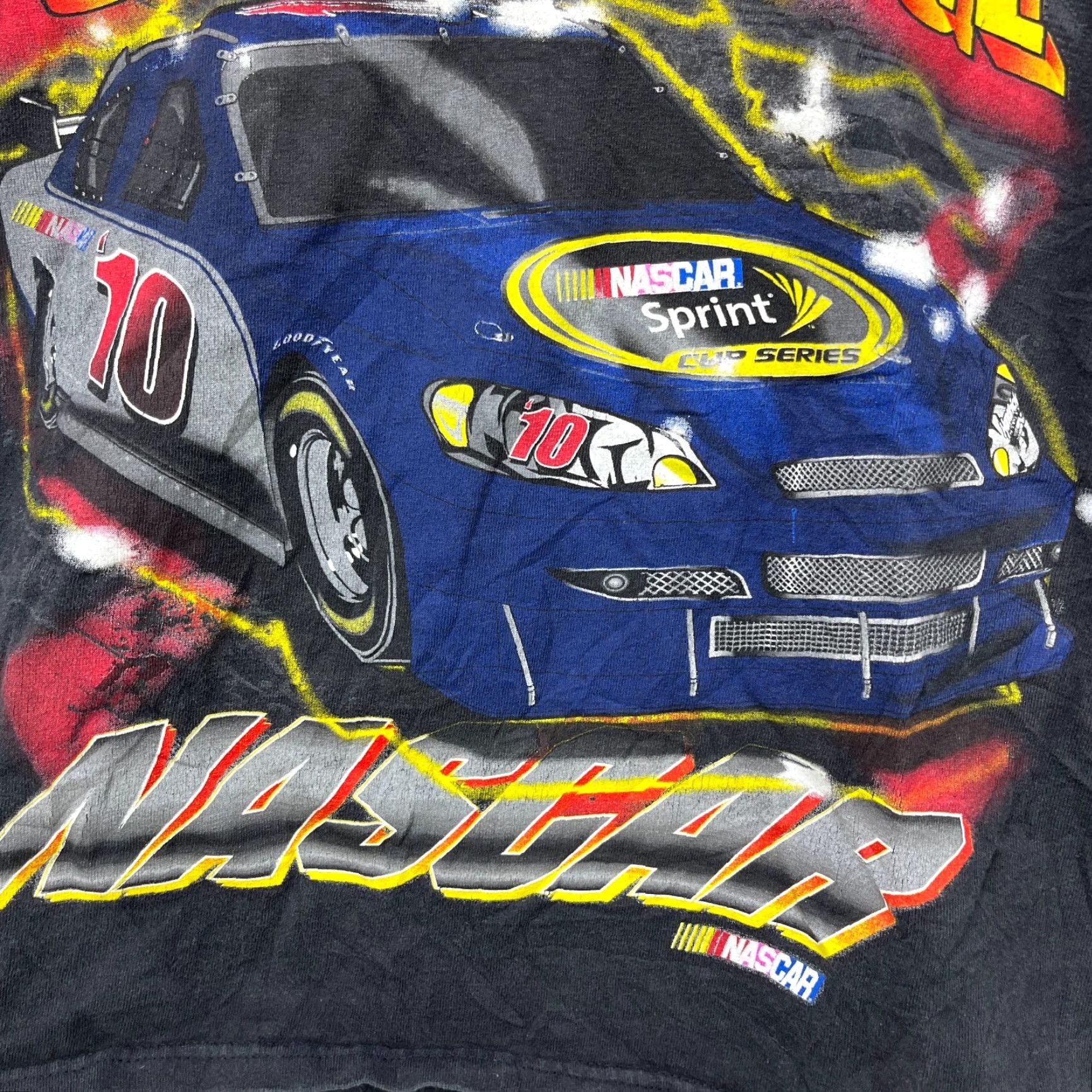NASCAR VINTAGE NASCAR Racing Thunder T-Shirt XS Men Black Size US XS / EU 42 / 0 - 3 Thumbnail
