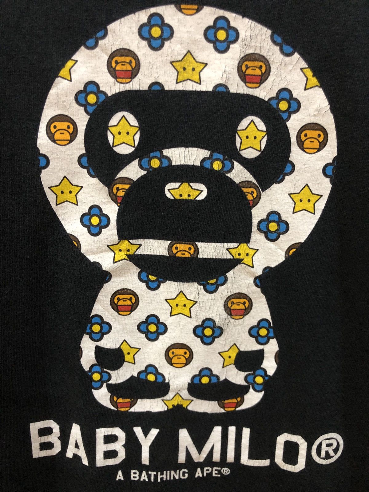 Bape OG 2005 Baby Milo Monogram L/s Shirts Size US M / EU 48-50 / 2 - 3 Thumbnail