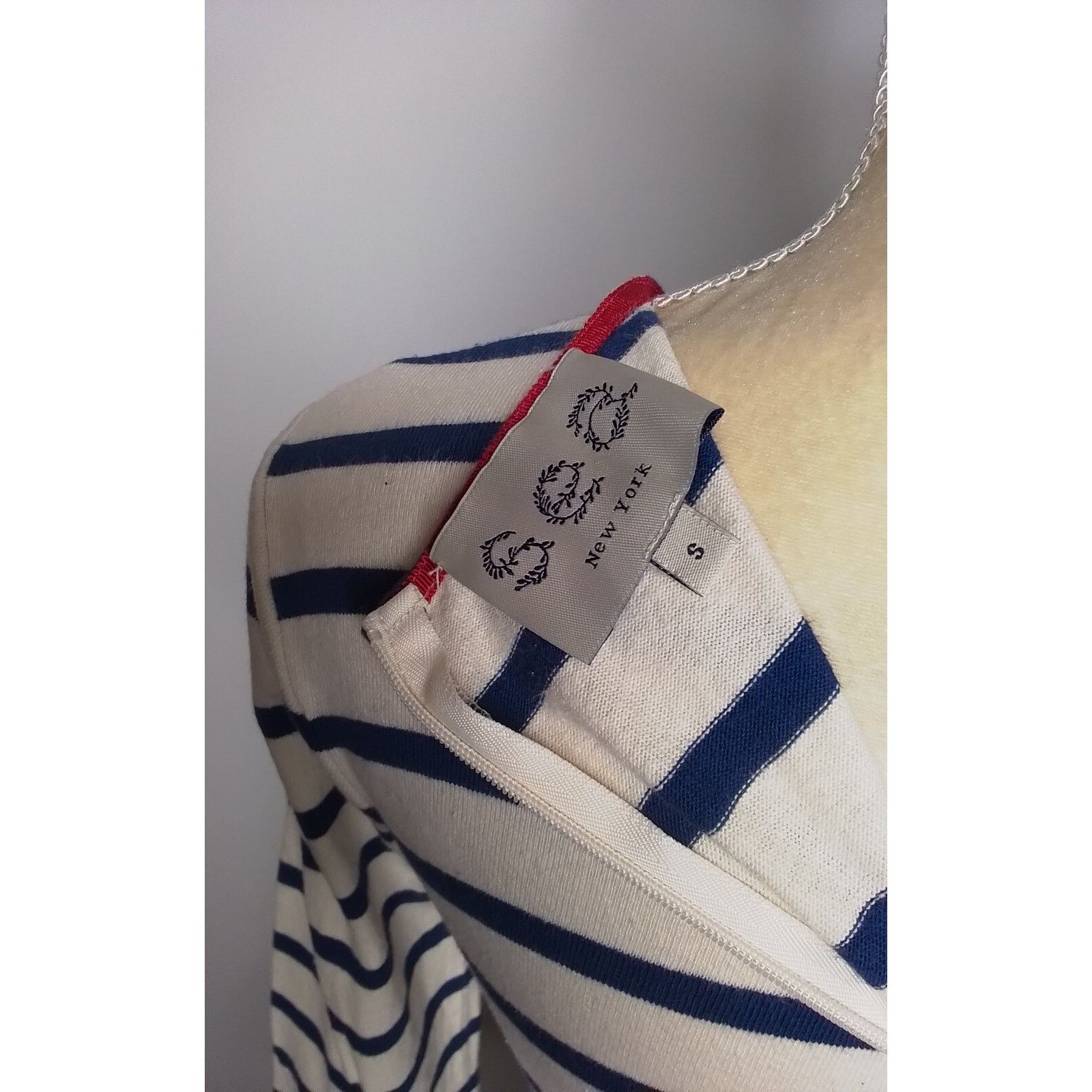 Sea New York Sea New York Women's Dress Small Striped White and Blue Size S / US 4 / IT 40 - 6 Thumbnail