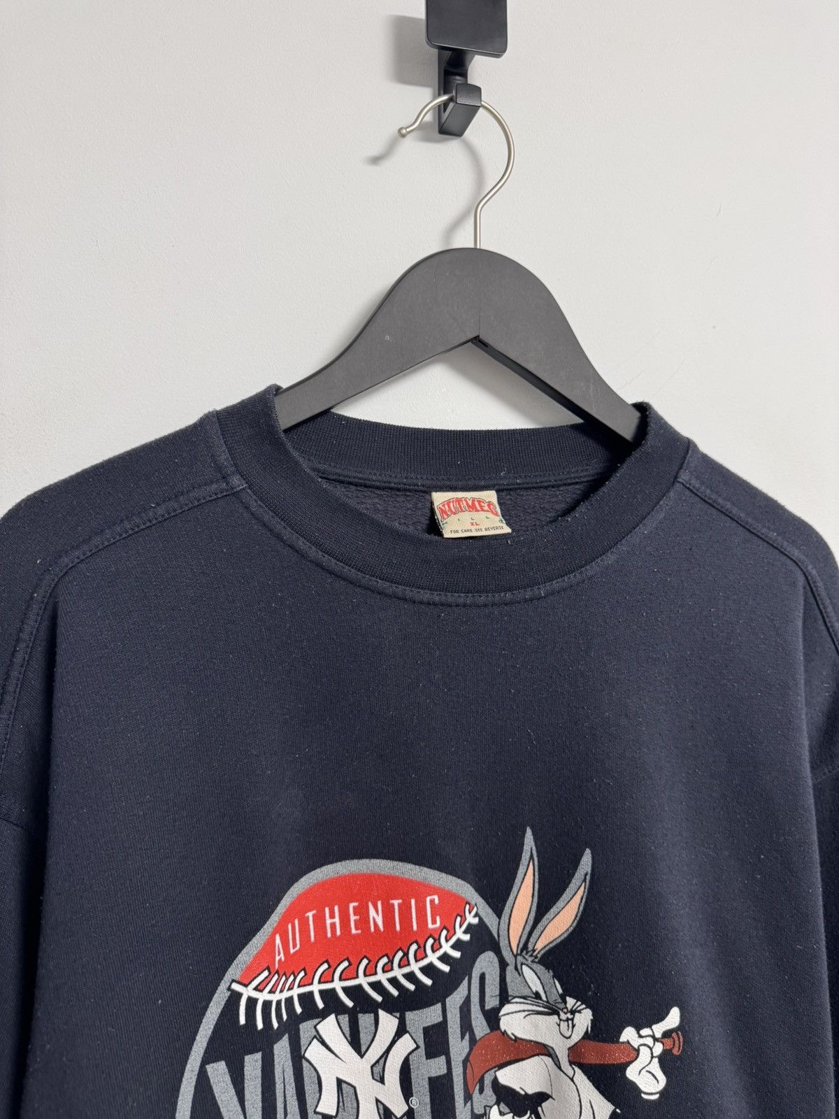 New York Yankees × Warner Bros New York Yankees vintage sweatshirt L 1995 Warner bros Size US XL / EU 56 / 4 - 8 Thumbnail