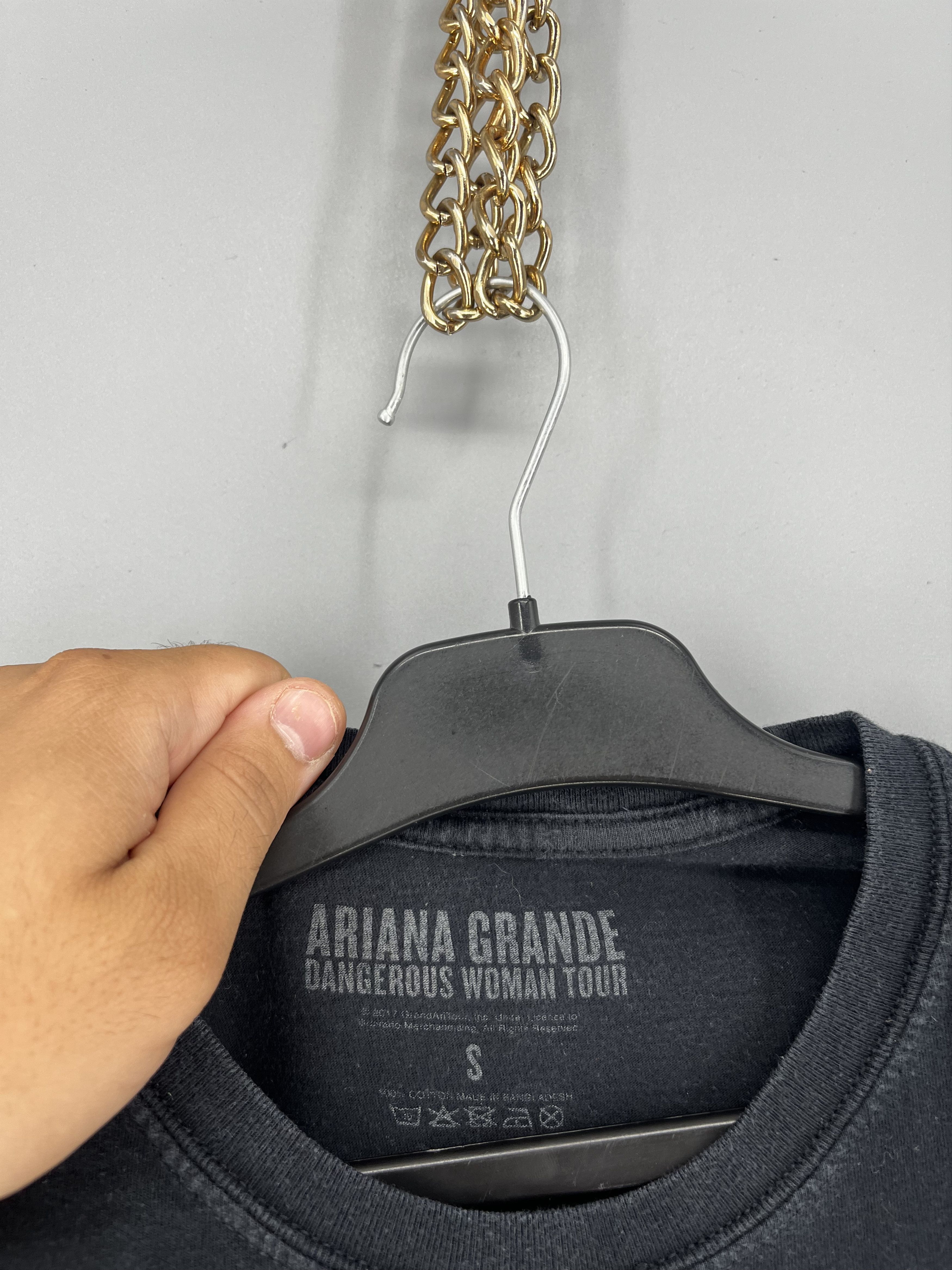 Band Tees Ariana Grande Shirt Short Sleeve Concert Shirt Band Black S Size US S / EU 44-46 / 1 - 8 Thumbnail