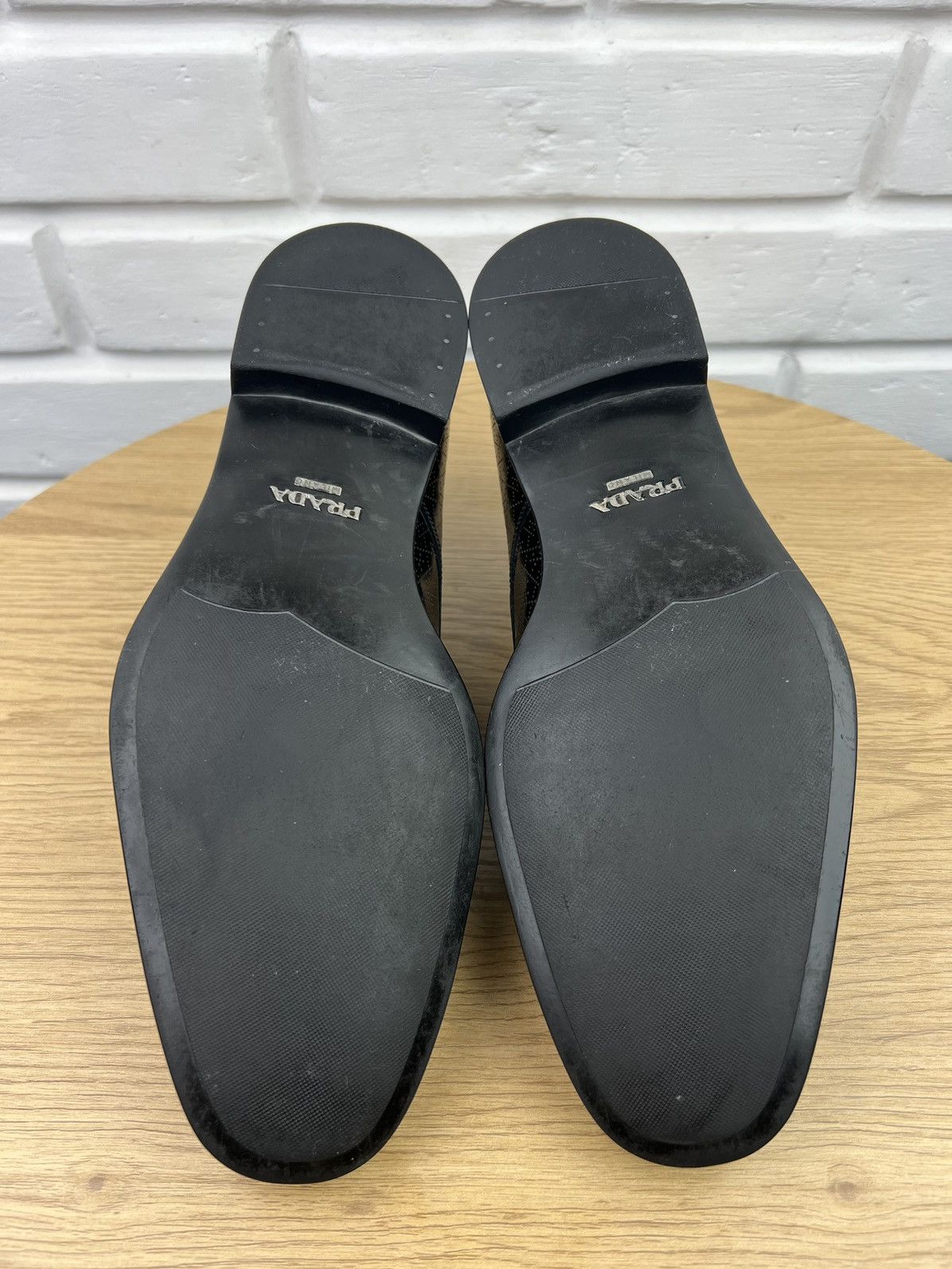Prada PRADA MILANO Derby Leather Shoes Pattern Black Men’s Size US 8.5 / EU 41-42 - 12 Thumbnail