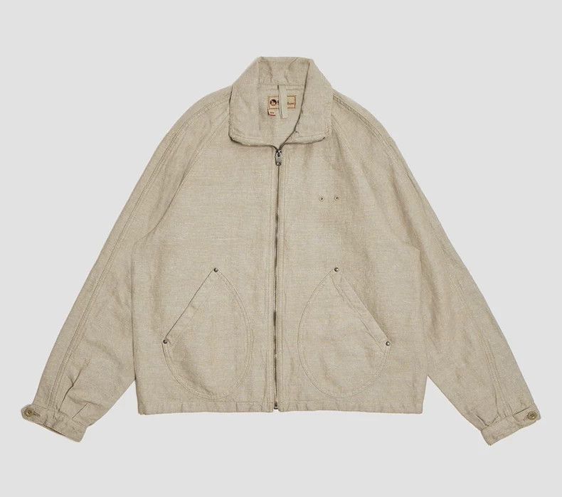 The Real McCoy's Nigel Cabourn Linen Flight Jacket Size US S / EU 44-46 / 1 - 1 Thumbnail