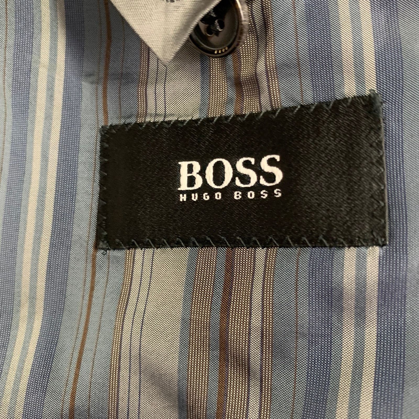 Hugo Boss HUGO BOSS Size 38 Black Virgin Wool Single Breasted Coat Size US S / EU 44-46 / 1 - 10 Thumbnail