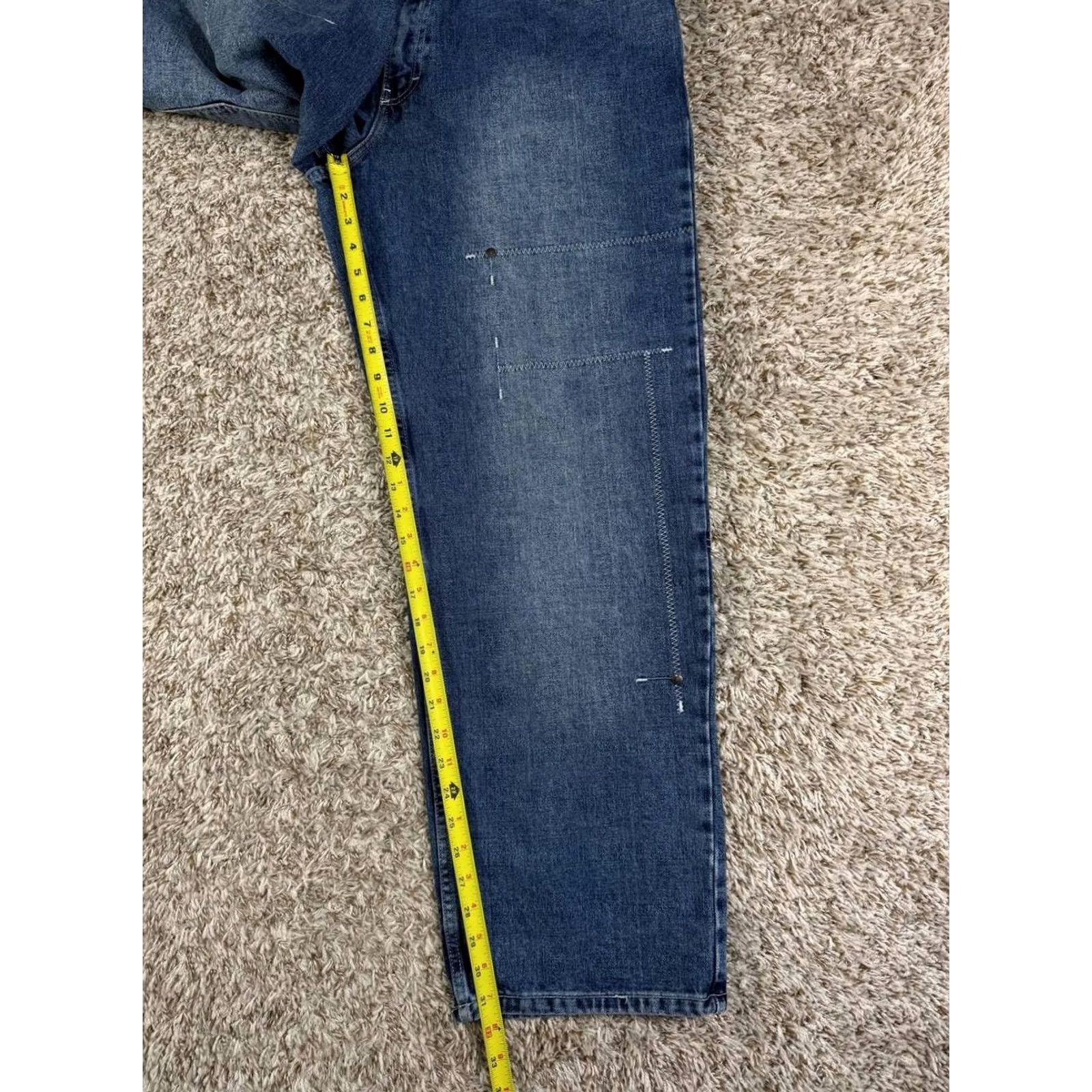 Enyce VINTAGE Enyce Jeans Size 34 Baggy Stitched Panel Y2K Hip Hop Skate 2000s Size US 34 / EU 50 - 7 Thumbnail