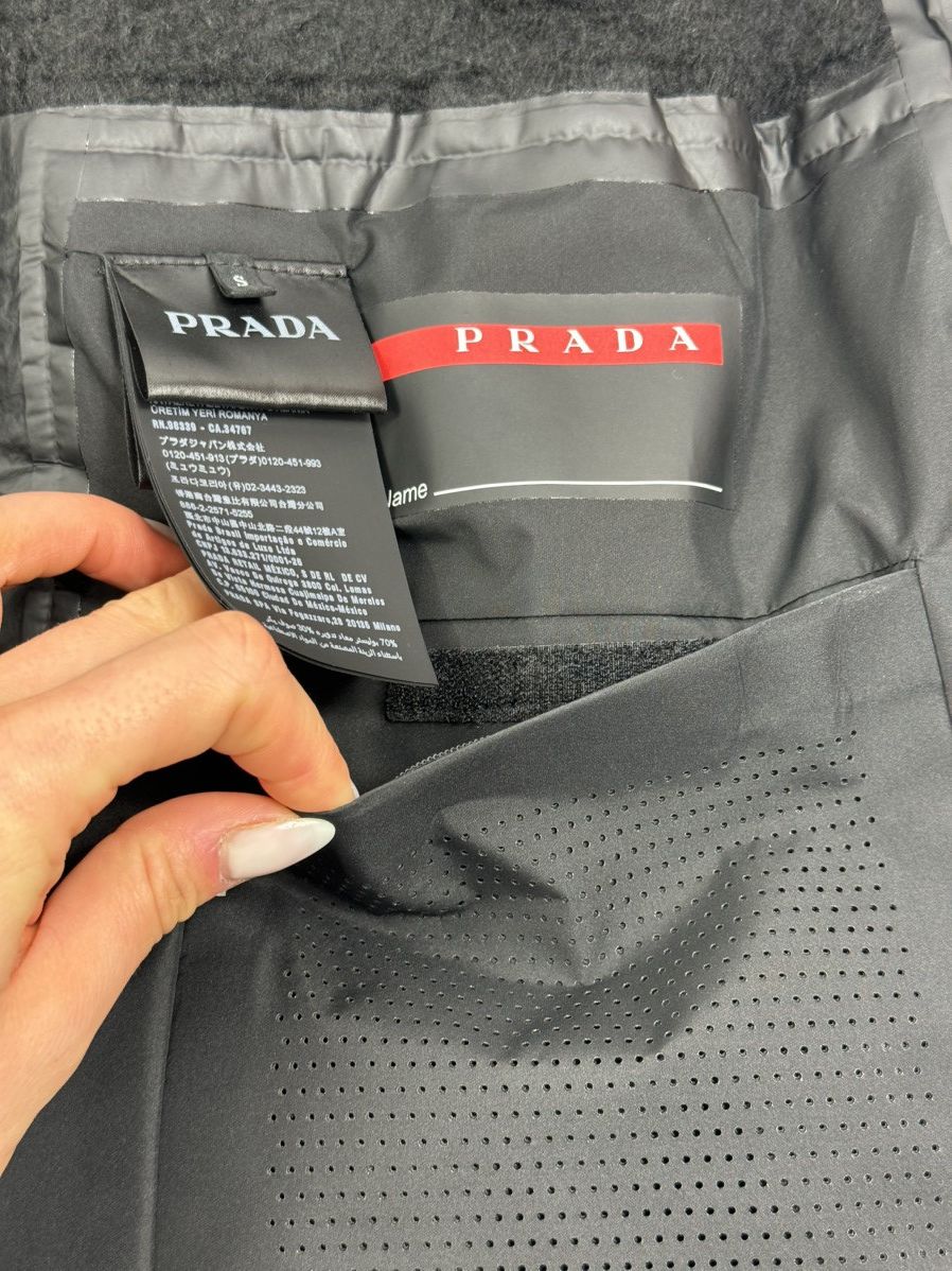 Prada PRADA OVERSIZED HOODED FLEECE JACKET Size US XXL / EU 58 / 5 - 10 Thumbnail