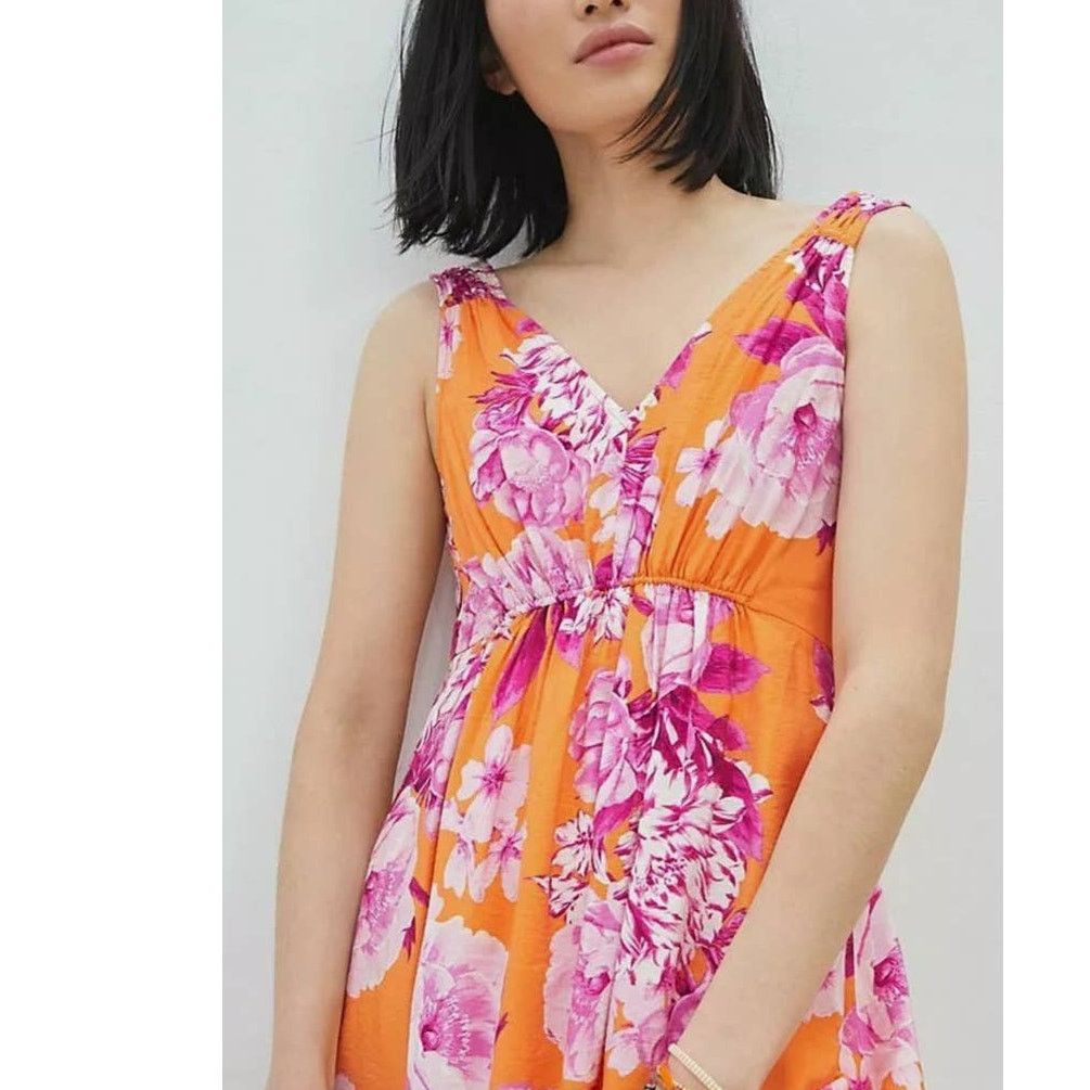 Anthropologie New Anthropologie Gathered Floral Maxi Dress $168 X-Small Size XS / US 0-2 / IT 36-38 - 4 Thumbnail