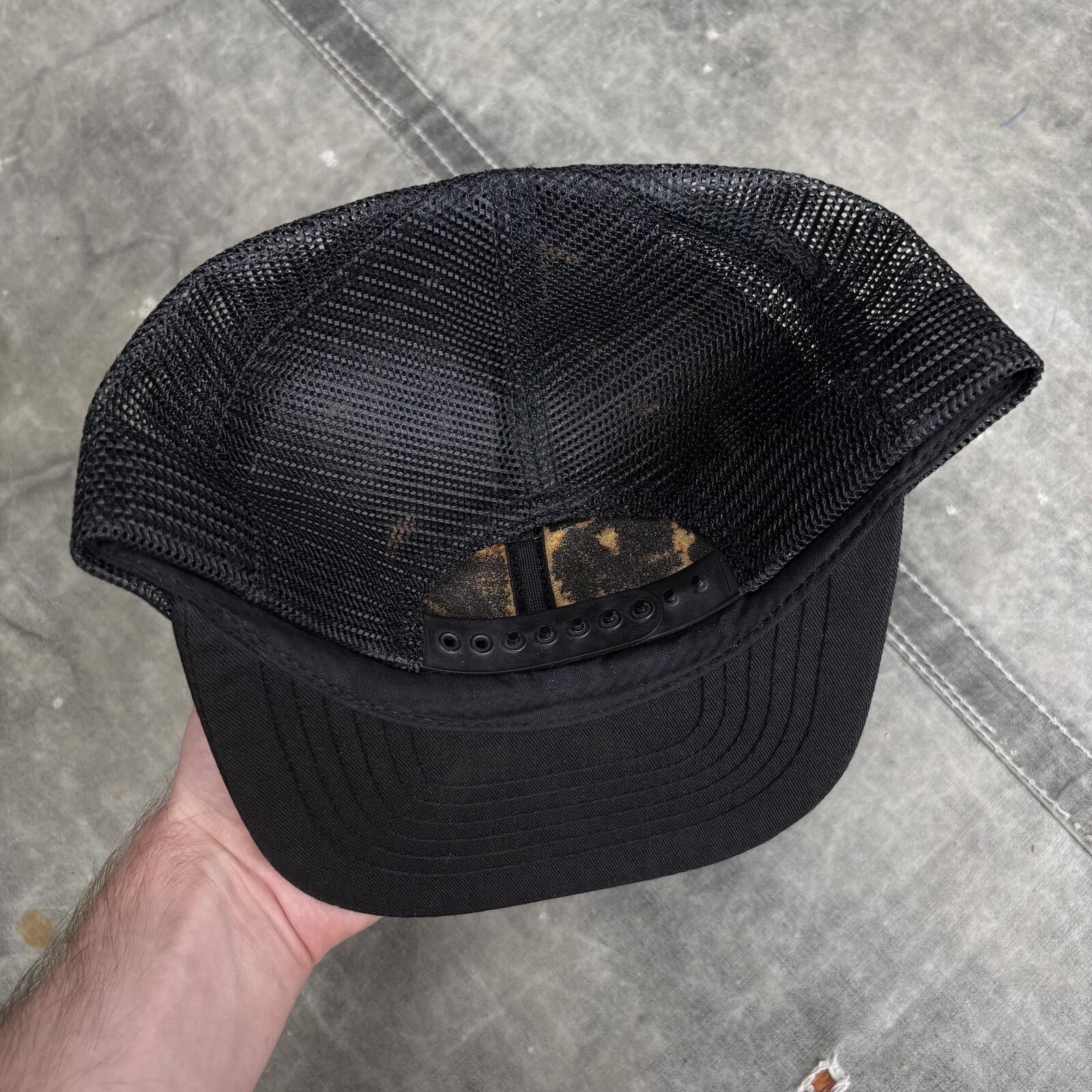 Vintage Vintage 80s Deadstock Black Ditch Witch Patch Trucker Hat Size ONE SIZE - 2 Thumbnail