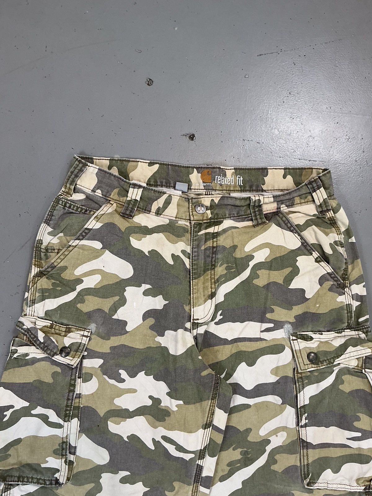 Carhartt × Vintage Rare vintage Carhartt camo cargo short Size US 32 / EU 48 - 3 Thumbnail