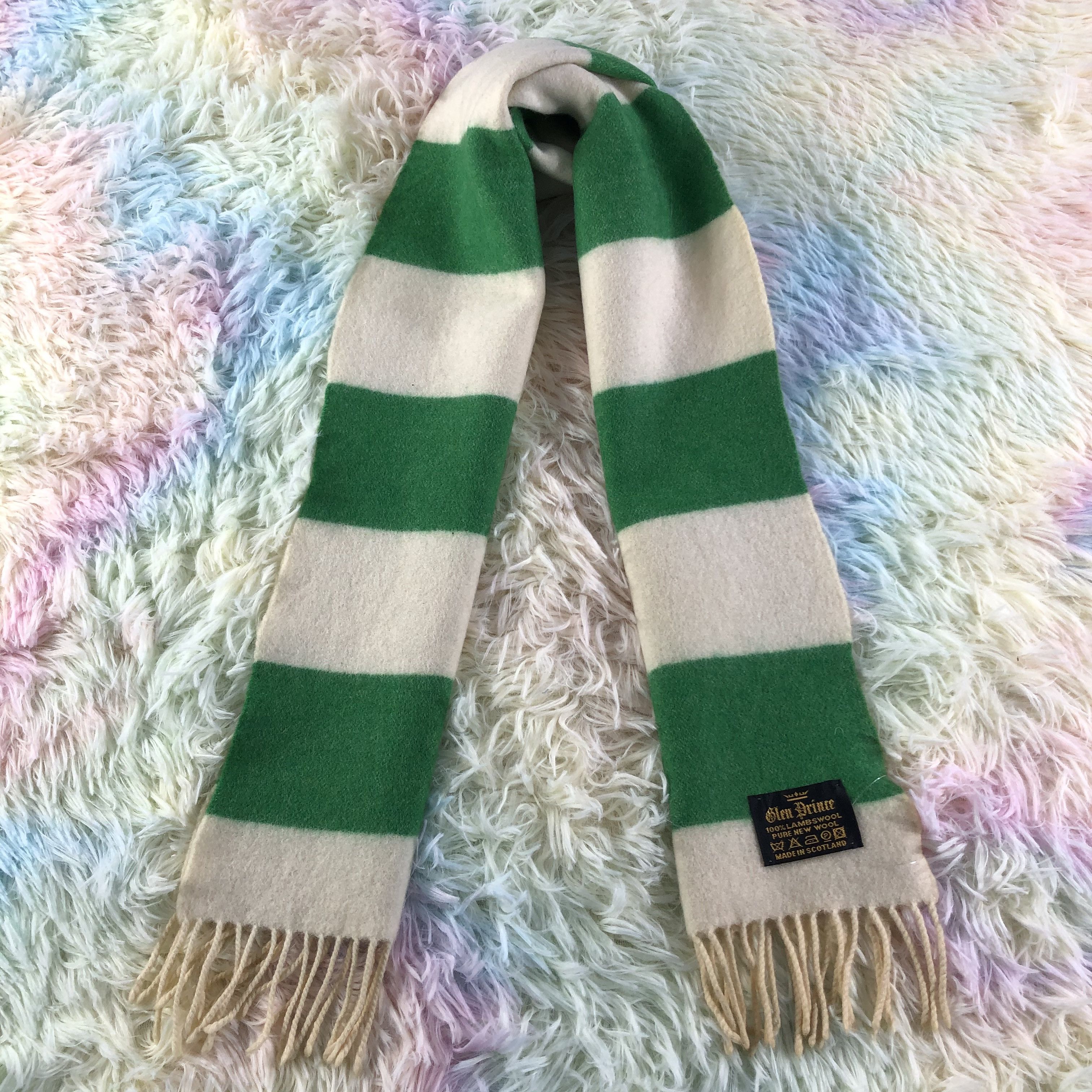 Vintage Glen Prince Scarf / Muffler / Neckwear - KM496 Size ONE SIZE - 1 Thumbnail